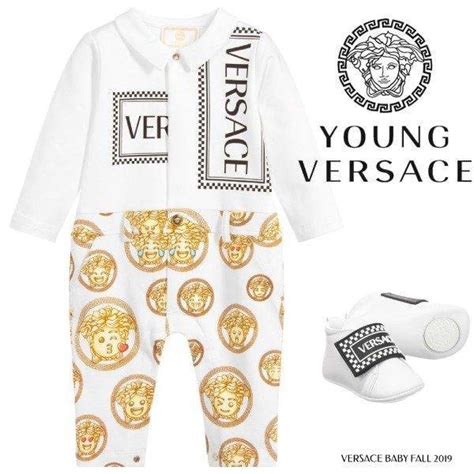 young versace baby boy sale|new baby boy designer clothes.